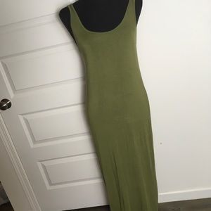Forever 21 olive maxi dress